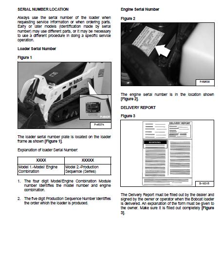 BOBCAT MT55 COMPACT TRACK LOADER Service Repair Manual S/N A3WU11001