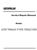 Caterpillar Cat D7R TRACK-TYPE TRACTOR (Prefix 5MR) Service Repair Manual (5MR00001 and up)