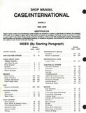 Case IH Case International 2096 Tractor Service Repair Manual