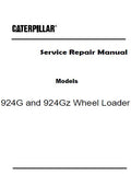 Caterpillar Cat 924G Wheel Loader (Prefix AAN) Service Repair Manual (AAN00001 and up)