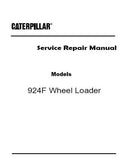 Caterpillar Cat 924F WHEEL LOADER (Prefix 7PN) Service Repair Manual (7PN00001 and up)