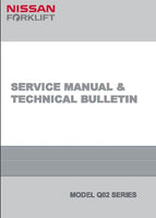 Nissan Forklift Electric Q02 Series Service Repair Manual