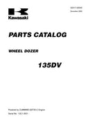 Kawasaki 135DV WHEEL DOZER Parts Catalogue Manual