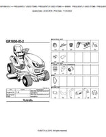 Kubota GR1600-ID-2 Lawn Tractor Parts Catalogue Manual (Publishing ID: BKIDA5088)