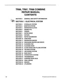 New Holland TR88 Combine Service Repair Manual