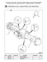 JCB TM320 Telescopic Wheeled Loader Parts Catalogue Manual (Serial Number: 02420801-02422000)