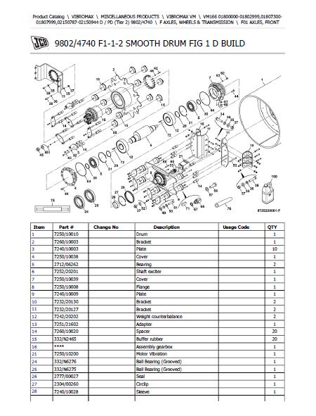 Jcb Vm166 D Pd Tier 2 Vibromax Parts Catalogue Manual Serial Numb Freesampleservicemanual 4609