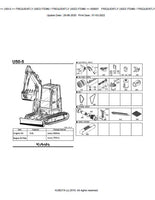 Kubota U50-5 Excavator Parts Catalogue Manual (Publishing ID: BKIDA5194)