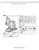 Kubota U50-5 Excavator Parts Catalogue Manual (Publishing ID: BKIDA5194)