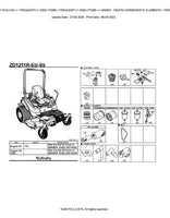 Kubota ZD1211R-EU-S5 Zero Turn Mower Parts Catalogue Manual (Publishing ID: BKIDA5170)