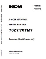 Kawasaki 70TM7 WHEEL LOADER Service Repair Manual (Serial No. 70C6-5001 and up)