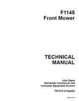 John Deere F1145 Front Mower Service Repair Manual