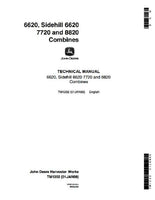 John Deere Sidehill 6620 Combine Service Repair Manual