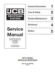 JCB PD70 Series Axle With Modular Drivehead Service Repair Manual