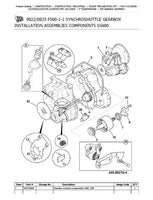 JCB 930-4 Rough Terrain Forklift Parts Catalogue Manual (Serial Number: 02228490-02229508)