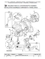 JCB 930-4 Rough Terrain Forklift Parts Catalogue Manual (Serial Number: 02228490-02229508)