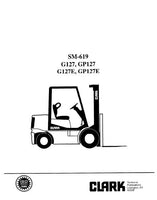 Clark G127 Forklift Service Repair Manual