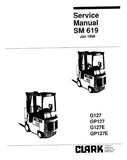 Clark G127 Forklift Service Repair Manual