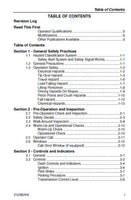 Caterpillar Cat TL1255 Telehandler Operation and Maintenance manual