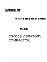 Caterpillar Cat CS-533E VIBRATORY COMPACTOR (Prefix TBE) Service Repair Manual (TBE00001 and up)