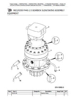 JCB JS220LC CH DIESELMAX TRACKED EXCAVATOR Parts Catalogue Manual (Serial Number: 02282480-02283480)