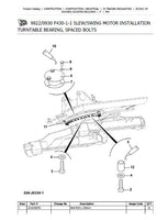 JCB JS220LC 4F TRACKED EXCAVATOR Parts Catalogue Manual (Serial Number: 02424851-02425350)