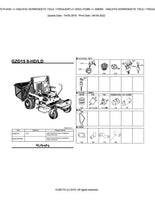 Kubota GZD15-IIHD Zero Turn Mower Parts Catalogue Manual (Publishing ID: BKIDK0489)