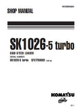 Komatsu SK1026-5 turbo Skid Steer Loader Service Repair Manual (SN: 37CTF50001 and up)