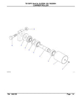 Takeuchi TB153FR Compact Excavator Parts Catalogue Manual (SN: 15820004 and up)