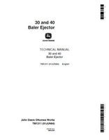 John Deere 30 Baler Ejector Service Repair Manual (tm1311)