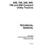 John Deere 955 Compact Utility Tractor Service Repair Manual