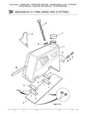 JCB 1CX Mini Backhoe Parts Catalogue Manual (Serial Number: 00727000-00727999)