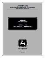 John Deere 667 QuickTrak Mower Service Repair Manual