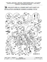 JCB 533-105 Telescopic Handlers (Loadall) Parts Catalogue Manual (Serial Number: 02173052-02183052)