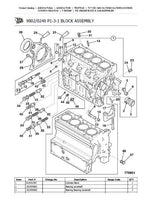 JCB TLT 35D 4WD Teletruk Parts Catalogue Manual (Serial Number: 01539000-01540934)