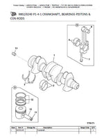 JCB TLT 35D 4WD Teletruk Parts Catalogue Manual (Serial Number: 01539000-01540934)