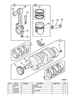 JCB MINI CX 2WD Mini Backhoe Parts Catalogue Manual (Serial Number: 01042593-01042856)