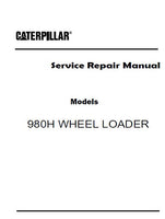 Caterpillar Cat 980H Wheel Loader (Prefix KZL) Service Repair Manual (KZL00001 and up)