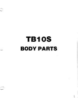 Takeuchi TB10S Compact Excavator (Body) Parts Catalogue Manual