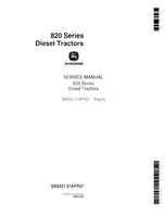 John Deere 820 Series Diesel Tractor Service Repair Manual (sm2021)