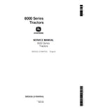 John Deere 8000 Series (8010) Tractor Service Repair Manual (sm2030)