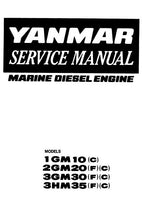 Yanmar 3GM30F Marine Diesel Engine Service Repair Manual