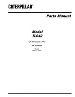 Caterpillar Cat TL642 Telehandler Parts Catalogue Manual (SN: TBK00100 and After)