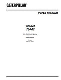 Caterpillar Cat TL642 Telehandler Parts Catalogue Manual (SN: TBK00100 and After)