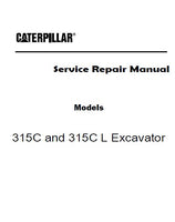 Caterpillar Cat 315C Excavator (Prefix CFT) Service Repair Manual (CFT00001 and up)