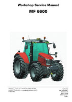 Massey Ferguson MF 6616 Dyna-VT Tractor Service Repair Manual (Pat No. 7060326M1)