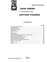 John Deere 22 Cotton Picker Service Repair Manual (sm2052)