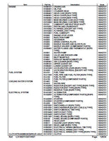 Kubota L3130GST Tractor Parts Catalogue Manual