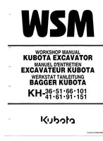 Kubota KH61 Excavator Service Repair Manual