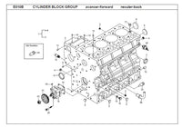 Kioti Daedong DK45 Tractor Parts Catalogue Manual